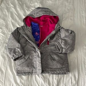 Wonder Nation toddler girls 2 in one coat